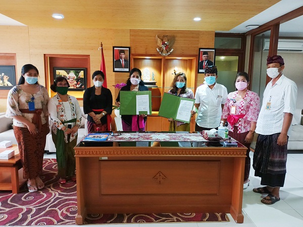 Pemkot Denpasar Jalin Kerjasama Dengan IDB Bali Ny.Antari Jaya Negara : Tingkatkan Kualitas SDM dan Kembangkan Industri Kreatif