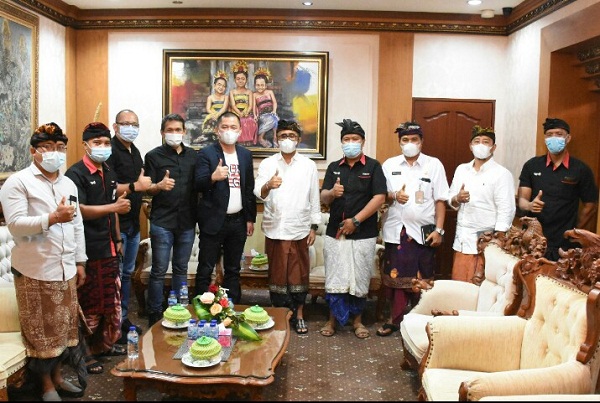 Direktur Sales dan Marketing INews, Esmal Diansyah Sambangi Kota Denpasar Disambut Hangat Walikota Jaya Negara, Jajaki Sinergi Pemulihan Sektor Terdampak Pandemi.