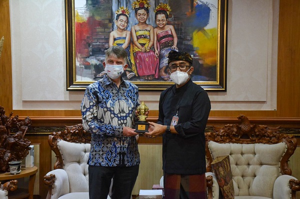 Dubes Inggris Owen Jenkins Sambangi Kota Denpasar
