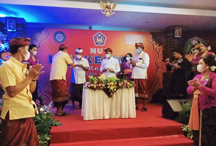 Kreatif dan Inovatif di Masa Pandemi  Arya Wibawa Hadiri Hut LPD Kesiman ke 30