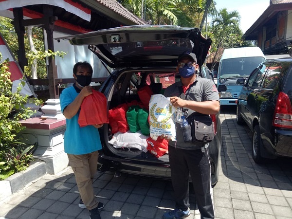 Pemkot Denpasar Kembali Salurkan Bantuan Sembako Kepada Isoman