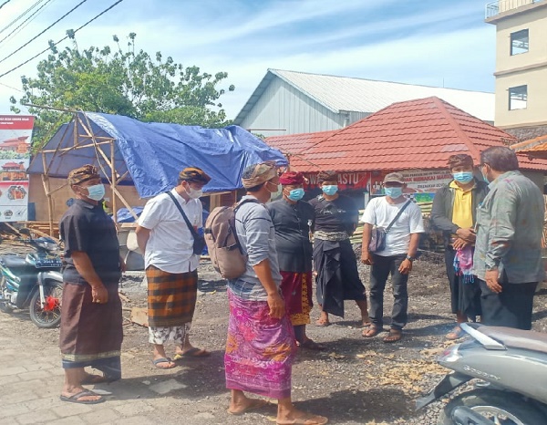 Tekan Penyebaran Covid 19, DPMD Kota Denpasar Monitoring Pelaksanan PPKM 