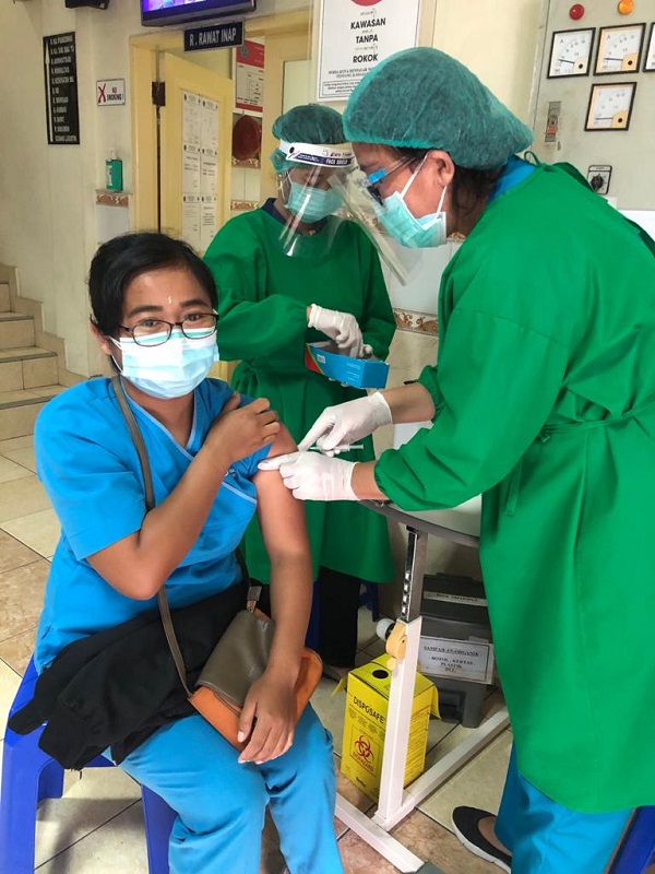Prosentase Vaksinasi Covid-19 di Kota Denpasar Capai 65,66 Persen