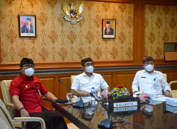 Denpasar Raih Penghargaan Tiga Besar MCP Terbaik Kategori Pemerintah Kota Dari KPK RI