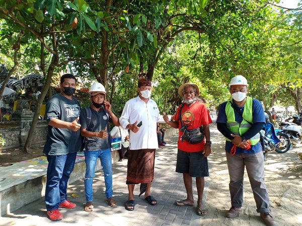 Sekda Alit Wiradana Tinjau Proyek Penataan Pantai Sanur