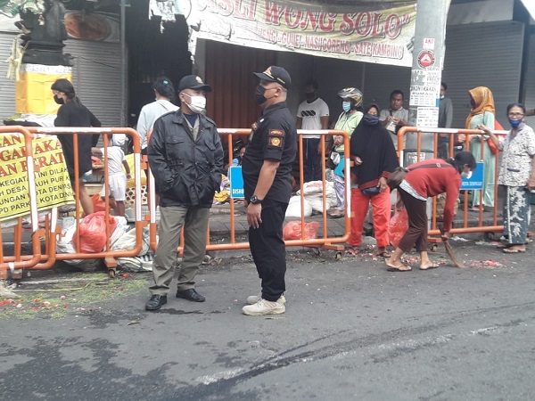 Tidak Gunakan Masker Dengan Benar Tim Yustisi Denpasar Bina 4 Orang Pelanggar Prokes