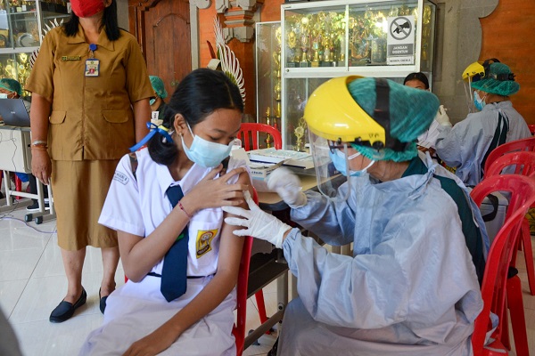 Vaksinasi Covid-19 di Kota Denpasar Tembus 516 Ribu Lebih