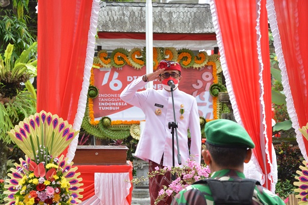 Jaya Negara Pimpin Upacara Bendera Hut RI 