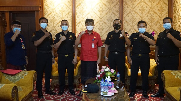 Senkom Mitra Polri Kota Denpasar Siap Bantu Pemkot Denpasar Berikan Pengamanan 