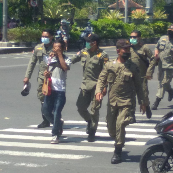Tim Yustisi Gencar Laksanakan Pemantauan Prokes Temukan 4 Orang Pelanggar