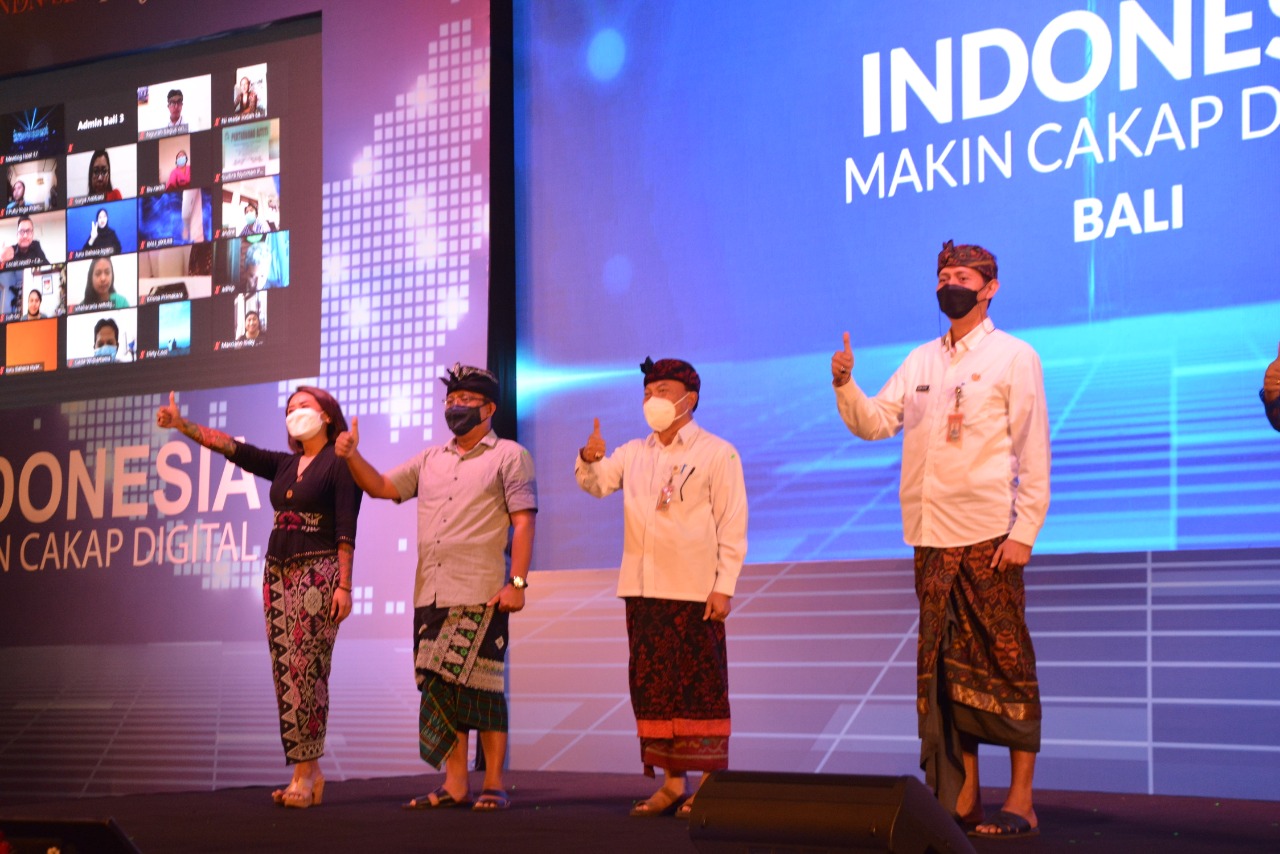 Berlangsung Secara Hybrid, Kemen Kominfo Jadikan Kota Denpasar Peluncuran Literasi Digital Nasional