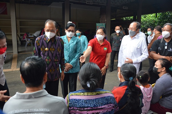 Ny. Antari Jaya Negara Ajak Tetap Disiplin Prokes