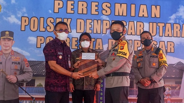 Polsek Denpasar Utara Diresmikan, Jaya Negara Ajak Terus Optimalkan Sinergitas Dukung Pelayanan Kamtibmas