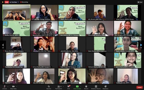 Beragam Kegiatan Meriahkan Peringatan Hari Anak Nasional di Kota Denpasar