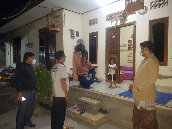 Tekan Penularan Covid-19, Desa Dangin Puri Kauh Rutin Lakukan Pendataan Penduduk Non Permanen