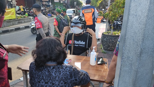 21 Orang Pelanggar Prokes Di Tertibkan Tim Yustisi Denpasar