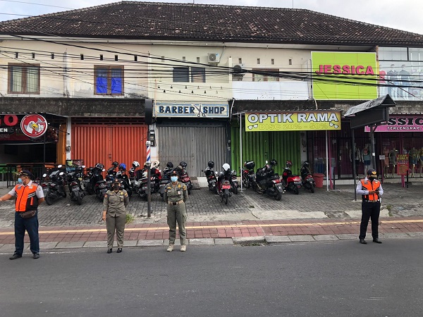 Tim Yustisi Denpasar Kembali Menjaring 22 Orang Pelanggar Prokes
