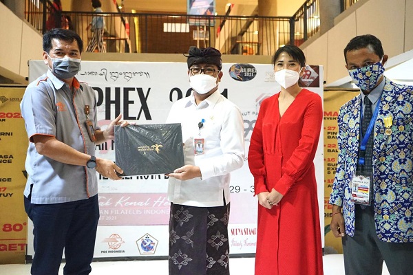 Wawali Arya Wibawa Buka Pameran Filateli Denphex 2021 Bangkitkan Minat Nilai Filatelis di Kalangan Milenial