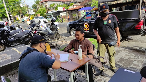Lagi 22 Orang Pelanggar Prokes di Jaring Tim Yustisi Denpasar