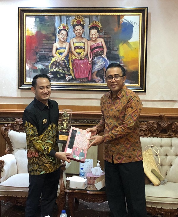 Bahas Pengembangan Pariwisata dan Penyalahgunaan Narkotika, Walikota Palangkaraya Kunjungi Denpasar