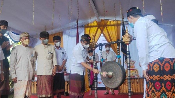 Meriahkan Hardiknas, Walikota Jaya Negara Buka Lomba Magender Wayang