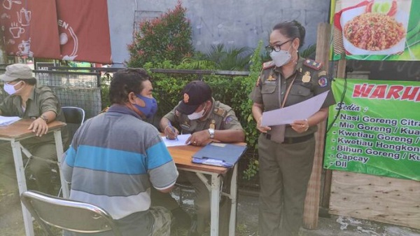 17 Orang Pelanggar Prokes Kembali Terjaring Tim Yustisi Denpasar