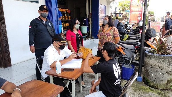 Lagi, 14 Orang Pelanggar Prokes Dijaring Tim Yustisi Denpasar
