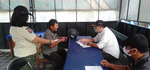 Tim Yustisi Kota Denpasar Perketat Penertiban. 12 Orang Terjaring Prokes