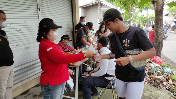Lagi 19 Orang Pelanggar Prokes Terjaring Tim Yustisi Denpasar 
