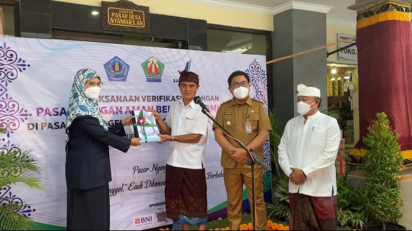 Tim Verifikasi Pasar Pangan Aman Tingkat Nasional Nilai Pasar Nyanggelan Panjer