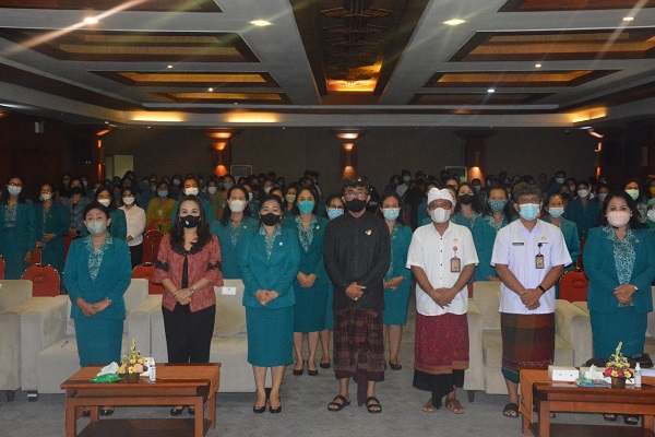 Walikota Jaya Negara Buka Rakerda TP PKK Kota Denpasar 