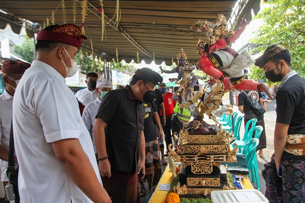 Wawali Arya Wibawa Buka Lomba Ogoh-Ogoh Mini dan Sketsa ST. Ria Remaja Banjar Geladag