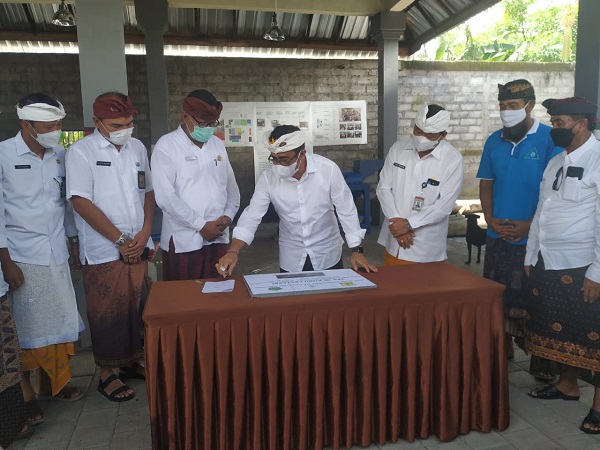 Diresmikan Wali Kota Jaya Negara TPS 3R Kubu Lestari Desa Pemogan Siap Beroperasi