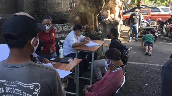 Masih Banyak Ditemukan Pelanggaran Prokes Tim Yustisi Kota Denpasar Perketat Penertiban