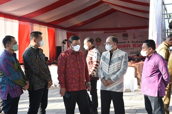 Sekda Denpasar Hadiri Pembukaan Pameran Koepan Expo RAKERKOMWIL IV APEKSI ke 17 Tahun 2022 