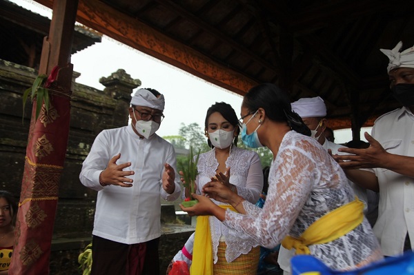 Jadi Ketua Umum, Wawali Arya Wibawa Ikuti Upacara Mejaya-Jaya Pengurus Pratisentana Sira Arya Kanuruhan Kota Denpasar