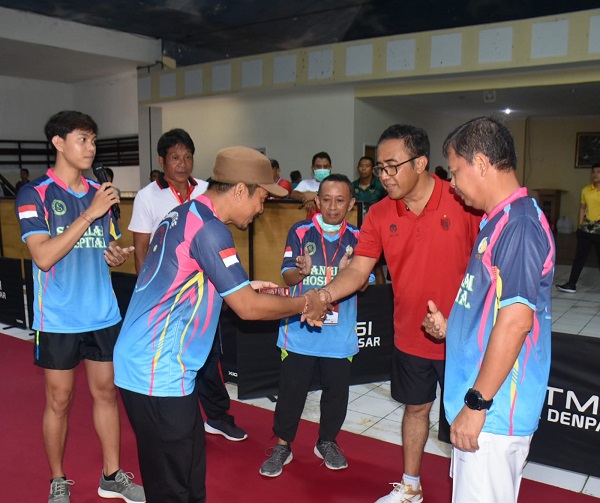 Walikota Jaya Negara Buka Tenis Meja Proton Cup RSUP Sanglah
