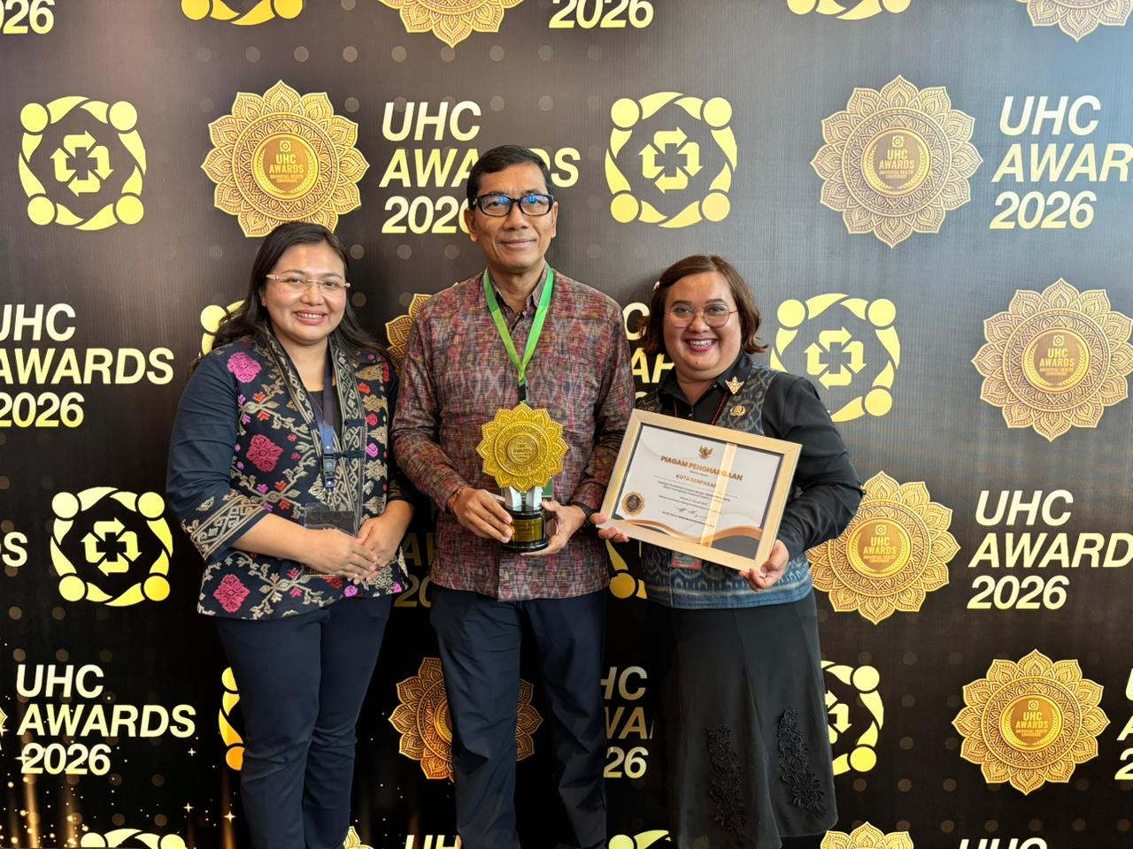 Kota Denpasar Sabet Penghargaan UHC 2026   Prestasi ini Buah Upaya Dari Suksesnya Berikan Pemerataan Jaminan Kesehatan Kepada Masyarakat