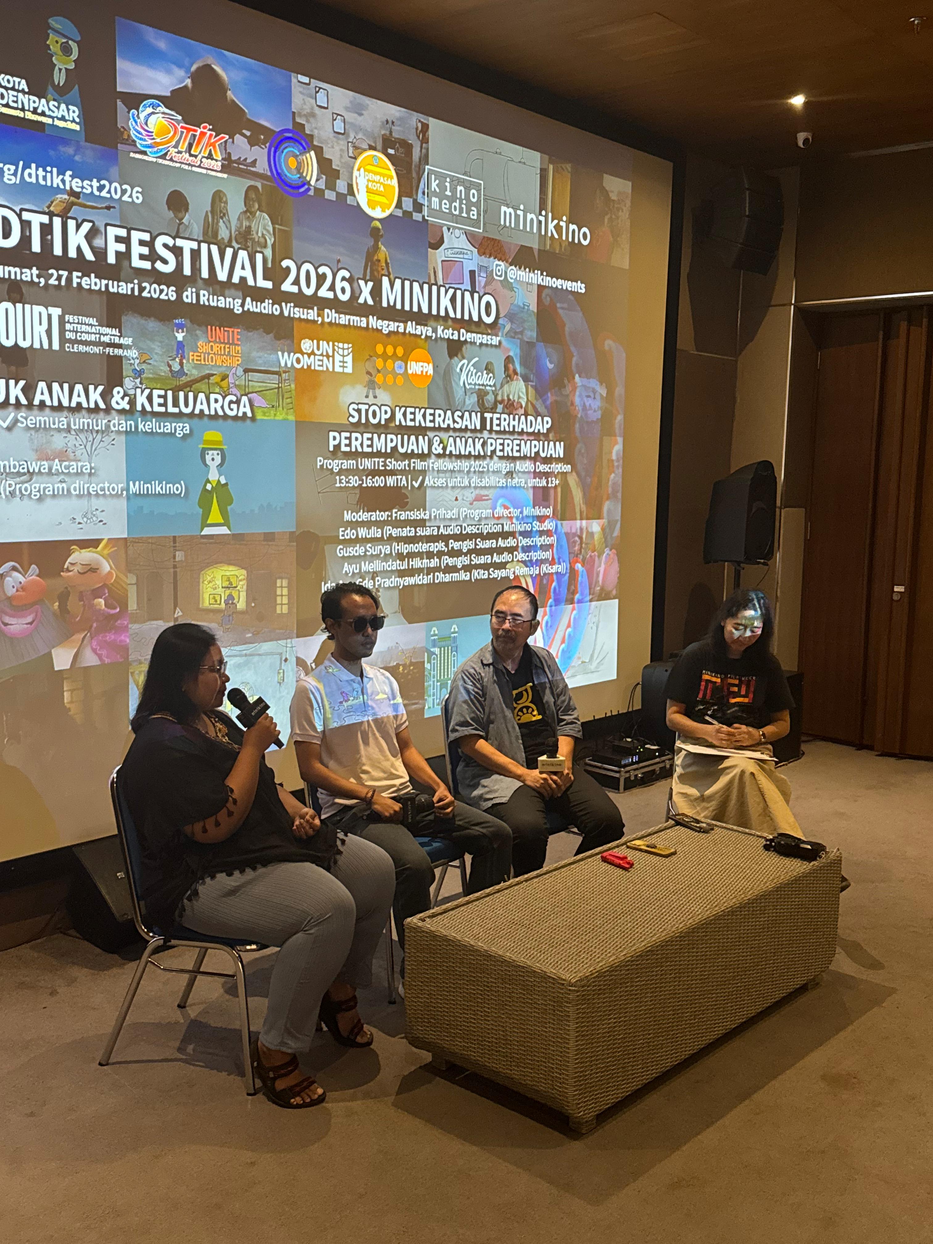 Lewat Layar, Tanamkan Empati: Pemutaran Film Pendek di DTIK Fest 2026 Gaungkan Stop Kekerasan Terhadap Perempuan dan Anak