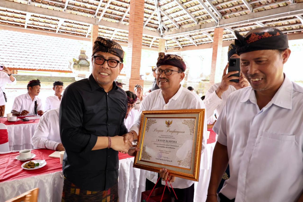 Wawali Arya Wibawa Ajak Desa Adat Jaga Kondusifitas Hari Raya Nyepi dan Hari Raya Idul Fitri.