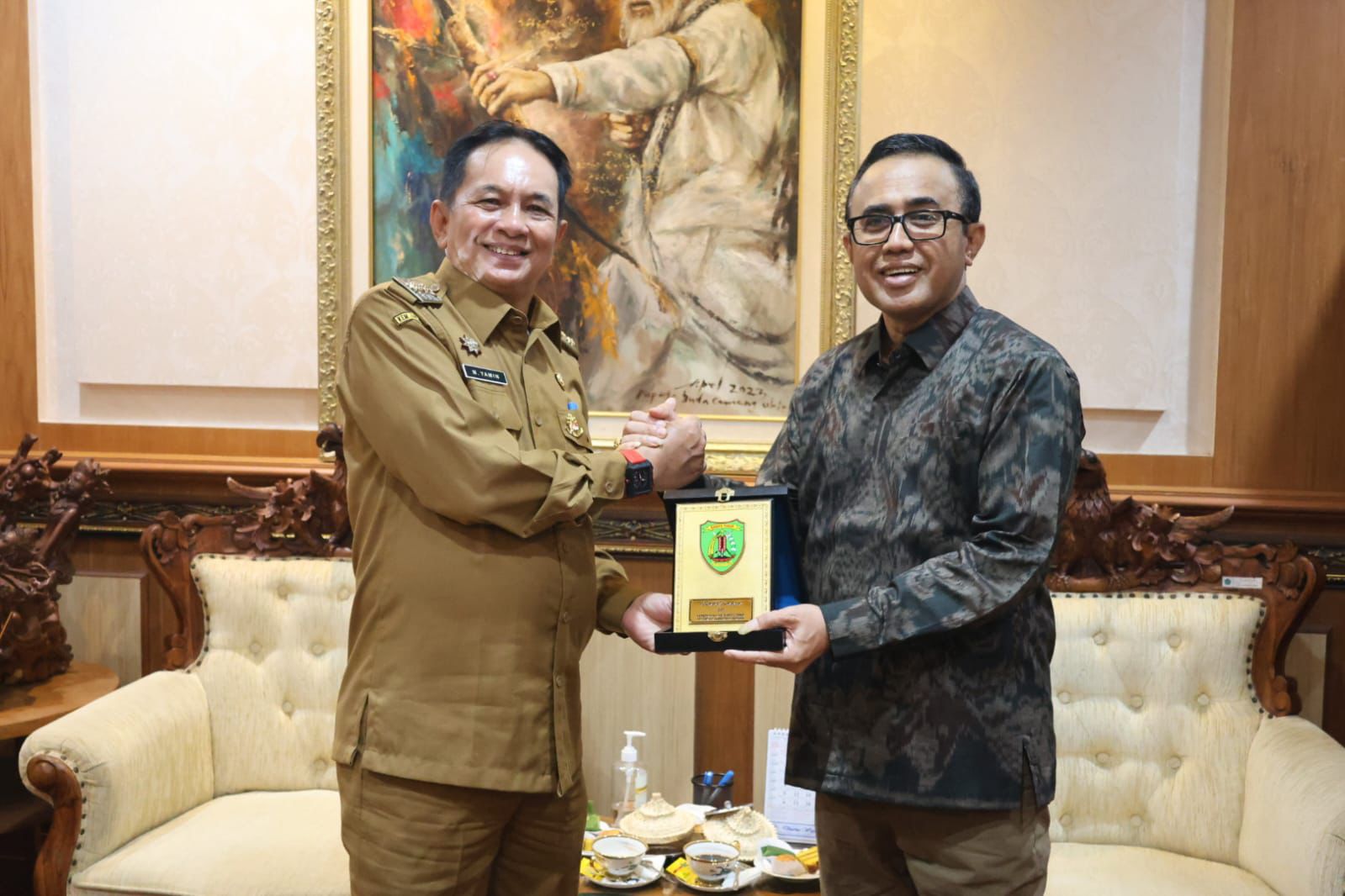 Wali Kota Denpasar Jaya Negara Terima Kunjungan Kerja Bupati Kabupaten Barito Timur 